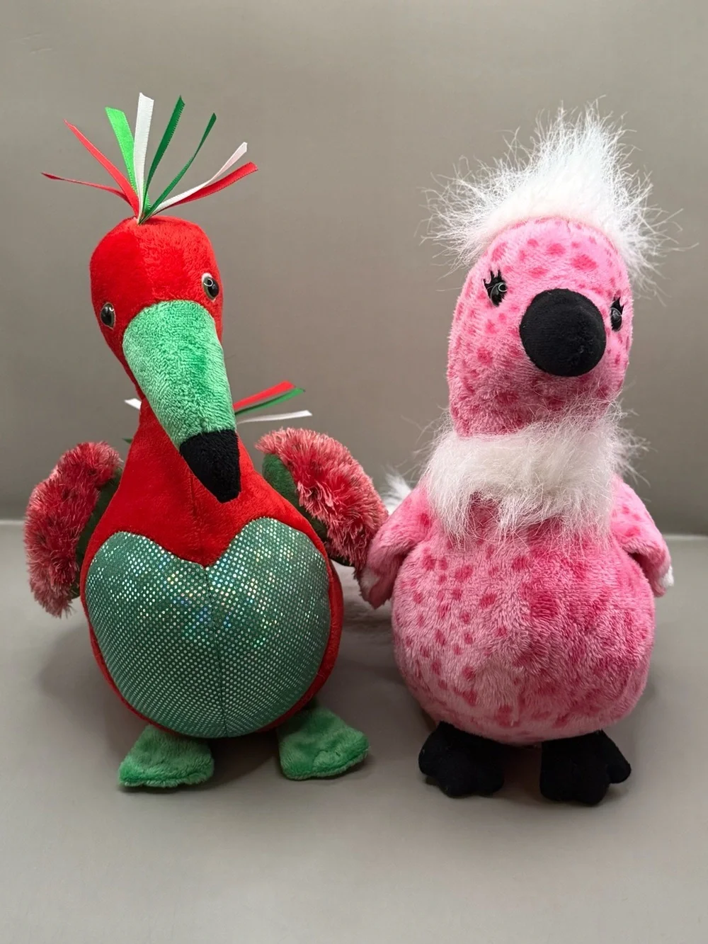 Ganz Webkinz Cherry Blossom Bird and Holidoodle Bird Plush Lot NO CODE